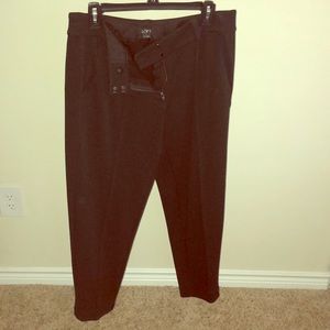 LOFT black work pants - stretch
